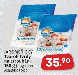 JAROMĚŘICKÝ Tvaroh tvrdý na strouhání