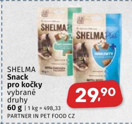 SHELMA Snack pro kočky