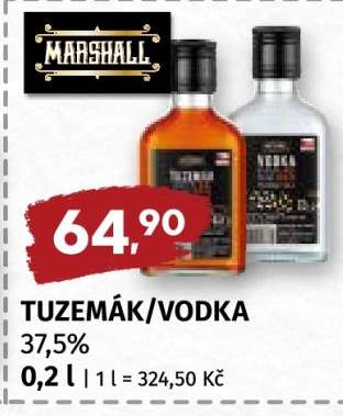 MARSHALL TUZEMÁK, VODKA