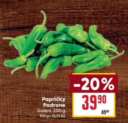 Papričky Padrone