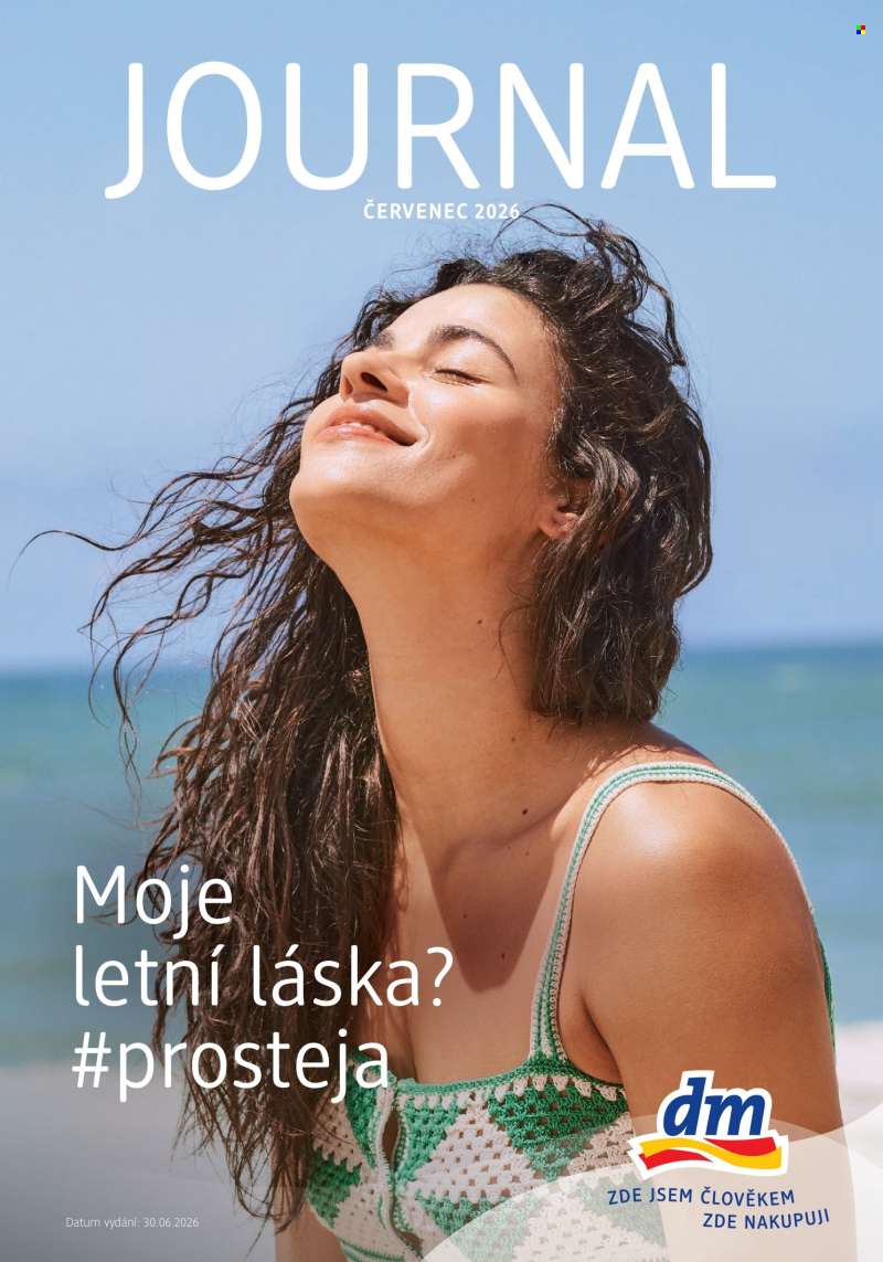Leták dm drogerie - 30.6.2026 - 27.7.2026.