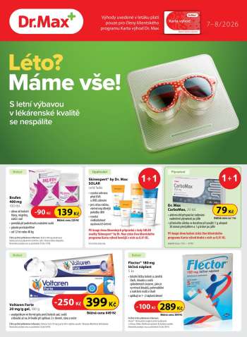 Leták Dr. Max - 1.7.2026 - 31.8.2026.