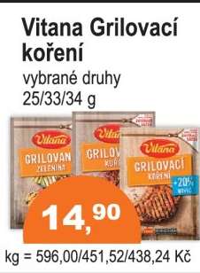 Vitana Grilovací koření