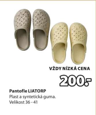 Pantofle LIATORP