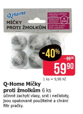 Q-Home Míčky proti žmolkům
