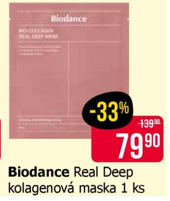 Biodance Real Deep kolagenová maska 1 ks