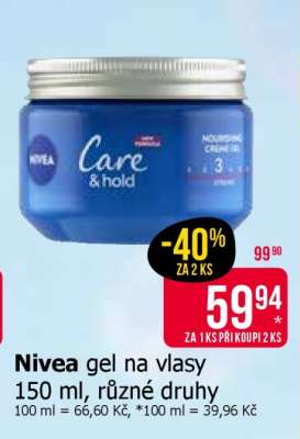Nivea gel na vlasy