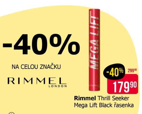 Rimmel Thrill Seeker Mega Lift Black řasenka