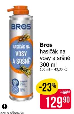 Bros hasičák na vosy a sršně 300 ml