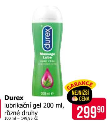 Durex lubrikační gel 200 ml