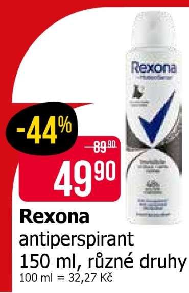 Rexona antiperspirant