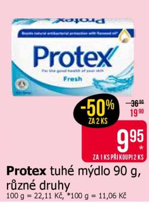 Protex tuhé mýdlo 90 g, různé druhy