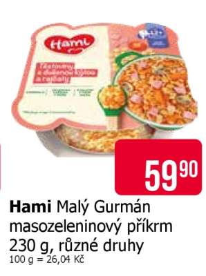 Hami Malý Gurmán masozeleninový příkrm
