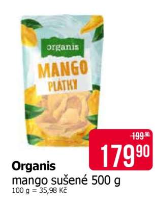 Organis mango sušené 500 g