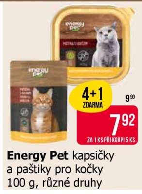 Energy Pet kapsičky a paštiky pro kočky