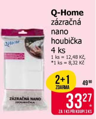 Q-Home zázračná nano houbička 4 ks