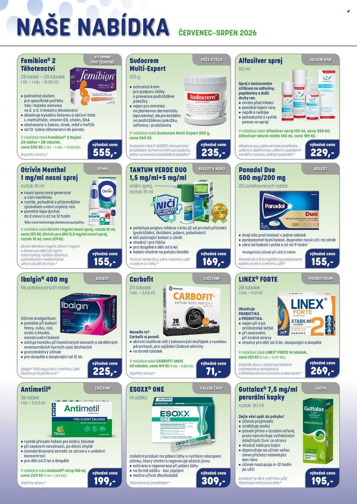 Leták PharmaPoint - 1.7.2026 - 31.8.2026. Strana 2