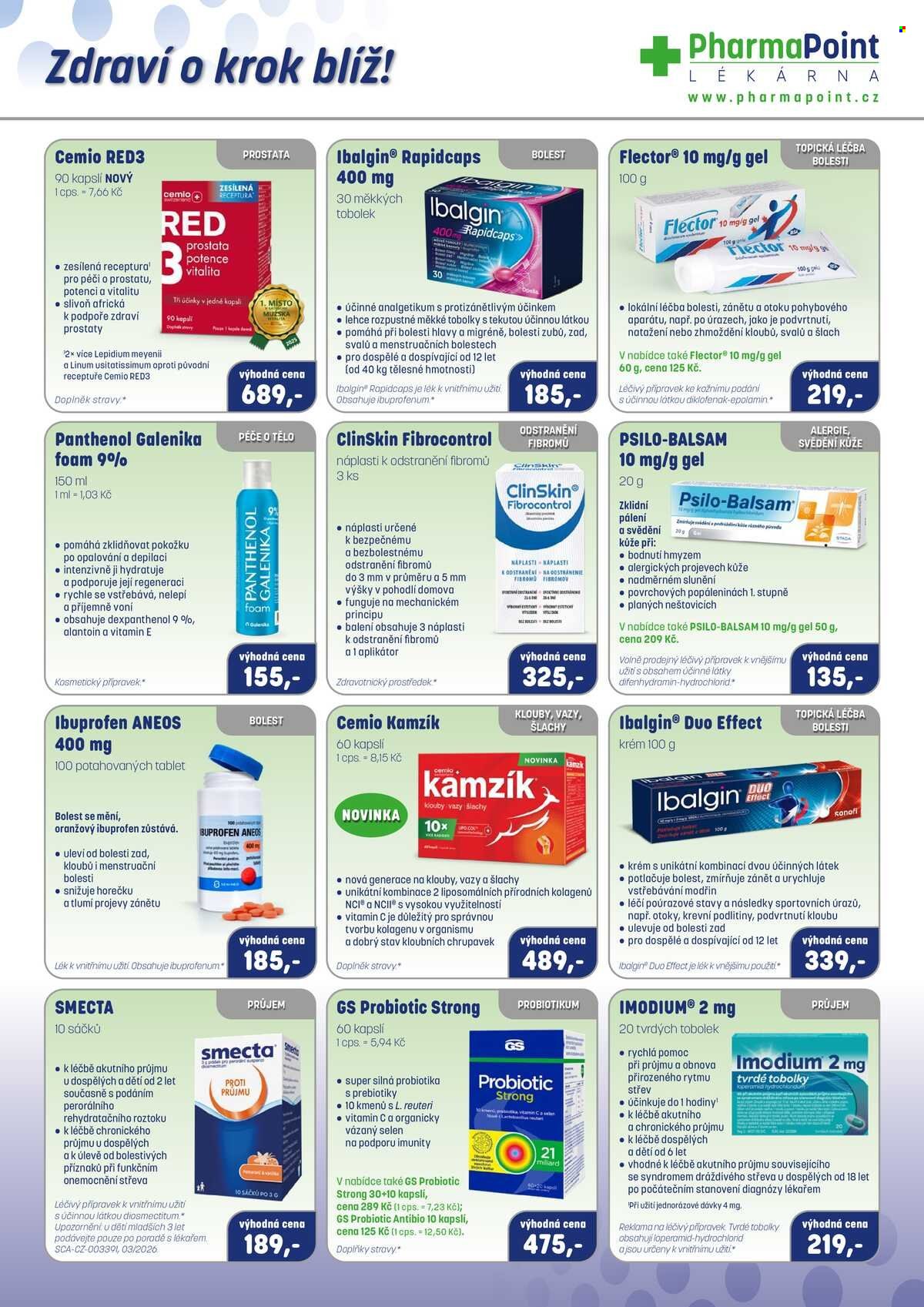 Leták PharmaPoint - 1.7.2026 - 31.8.2026. Strana 3