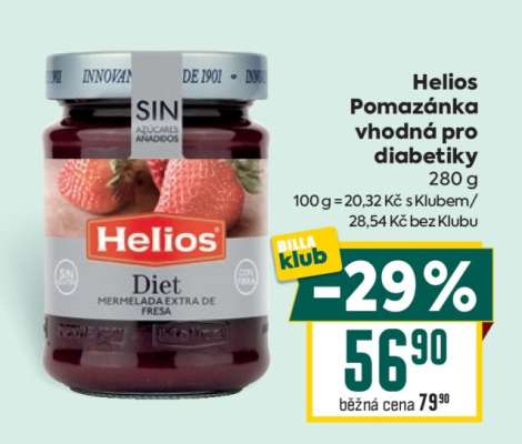 Helios Pomazánka vhodná pro diabetiky