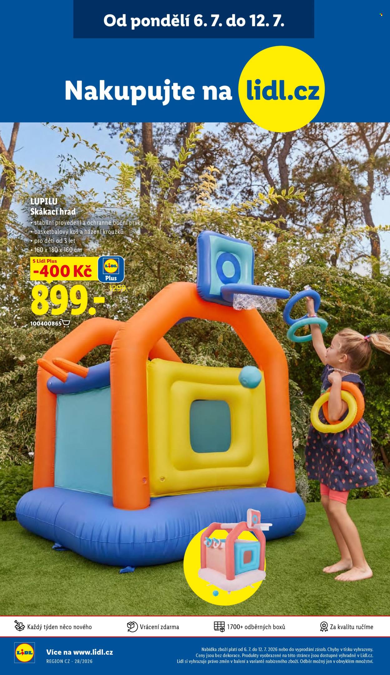 Leták Lidl - 9.7.2026 - 12.7.2026. Strana 50