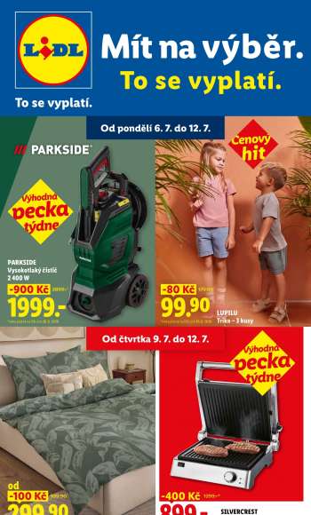 Leták Lidl - 6.7.2026 - 12.7.2026.