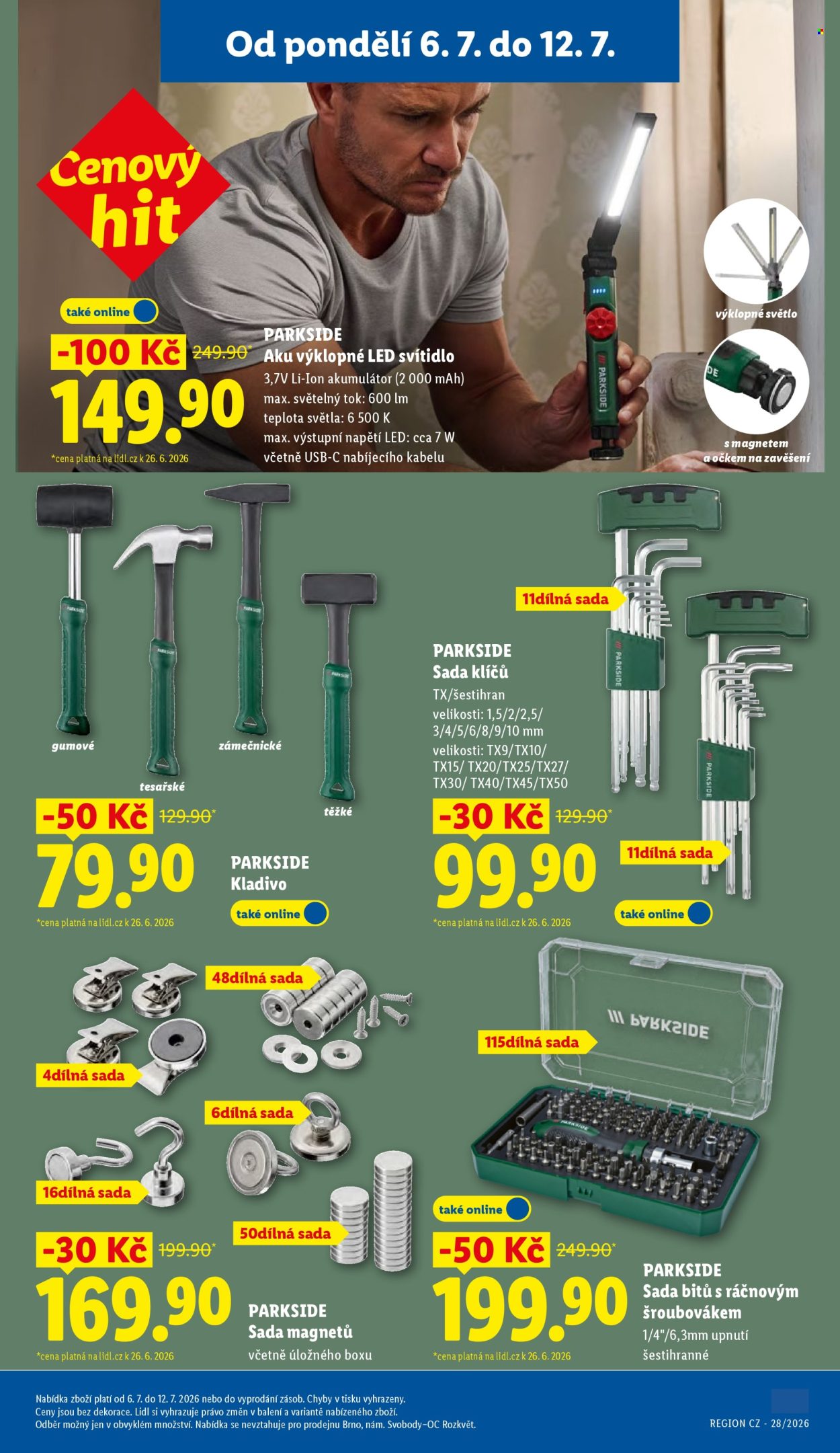 Leták Lidl - 6.7.2026 - 12.7.2026. Strana 7
