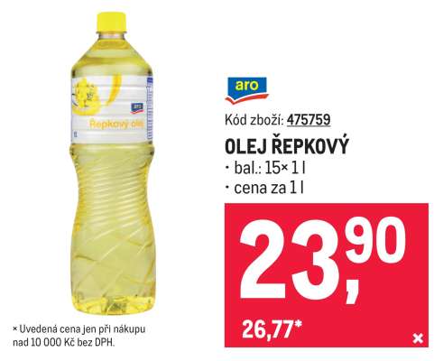 Olej řepkový