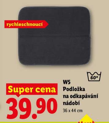 W5 PODLOŽKA NA ODKAPÁVÁNÍ NÁDOBÍ