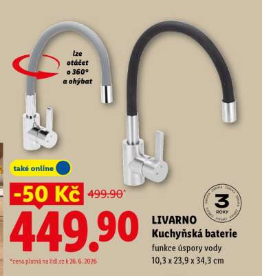 LIVARNO KUCHYŇSKÁ BATERIE