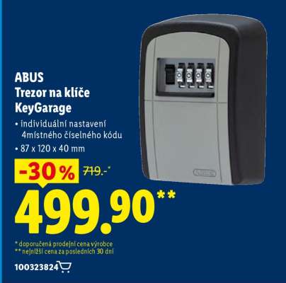 ABUS Trezor na klíče KeyGarage