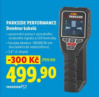 PARKSIDE PERFORMANCE Detektor kabelů