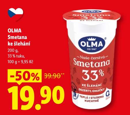 Olma Smetana ke šlehání