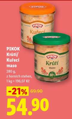 PIKOK KRŮTÍ / KUŘECÍ MASO
