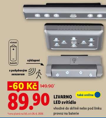LIVARNO LED svítidlo