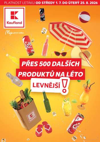 Leták Kaufland - 1.7.2026 - 21.7.2026.