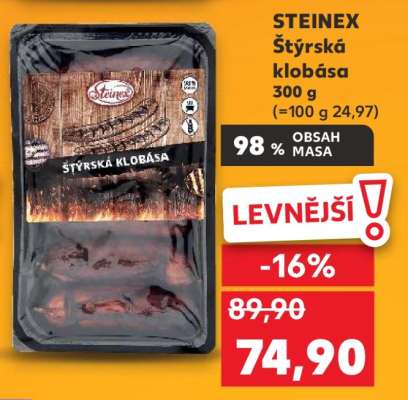 STEINEX ŠTÝRSKÁ KLOBÁSA