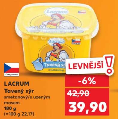 LACRUM Tavený sýr
