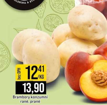 BRAMBORY KONZUMNÍ RANÉ PRANÉ