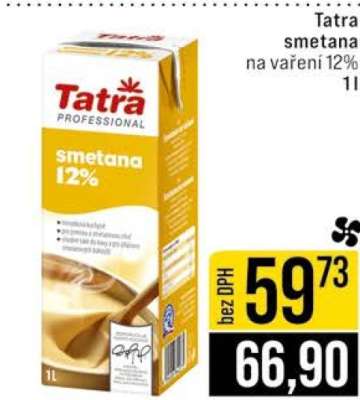 Tatra smetana na vaření 12%