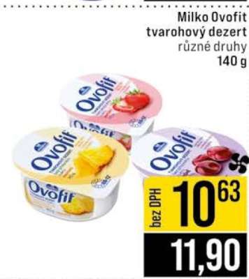 Milko Ovofit Tvarohový dezert
