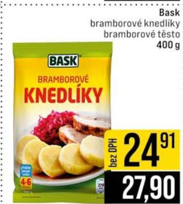 BASK Bramborové knedlíky