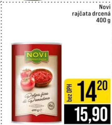 Novi rajčata drcená