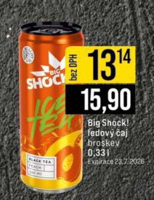 Big Shock! ledový čaj broskev
