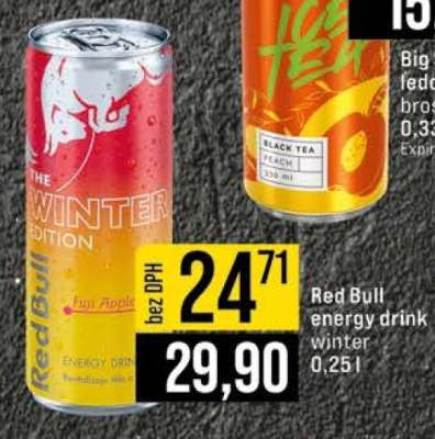 Red Bull energy drink winter