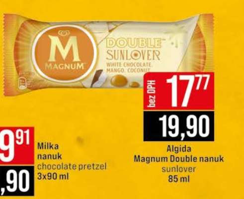 Algida Magnum Double nanuk sunlover