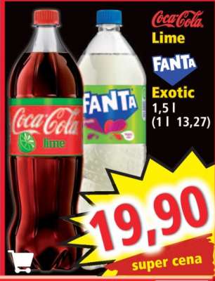 Coca-Cola Lime / Fanta Exotic