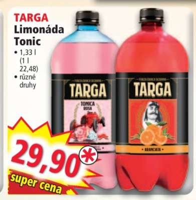 TARGA Limonáda Tonic