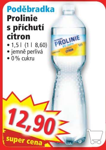 Poděbradka Prolinie s příchutí citron