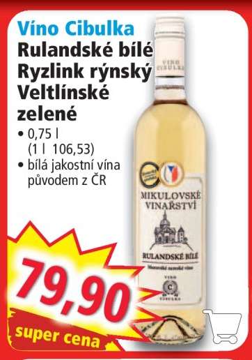 VÍNO CIBULKA