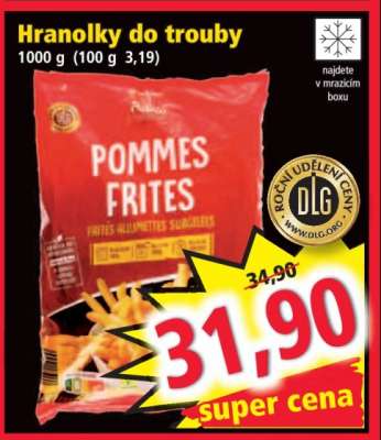 Hranolky do trouby,